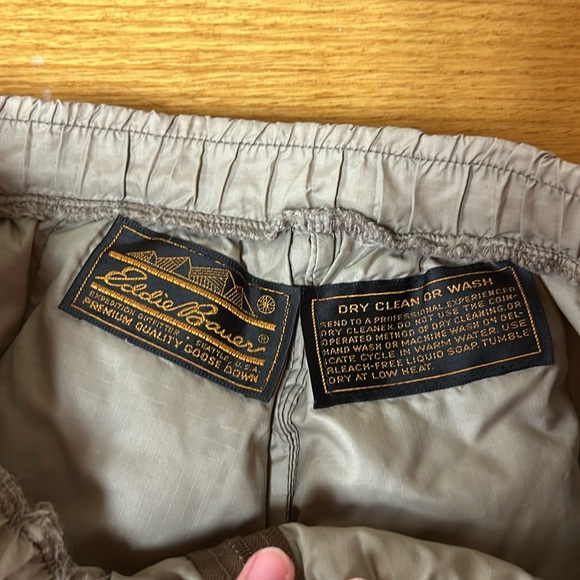 Eddie Bauer brand women’s snow pants, size M, color tan - Picture 5 of 5